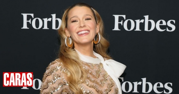 Blake Lively announces her fourth pregnancy in a semi-sheer dress at an event dedicated to women