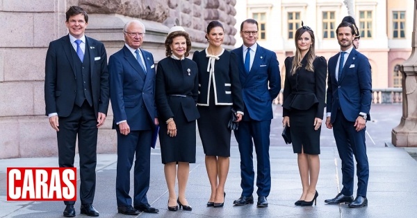 With sophisticated visuals, Sweden's royal family attends the opening of Parliament