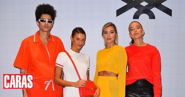 Famous Portuguese watch the Benetton Spring-Summer 2023 show in Milan