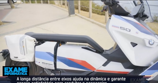 Video test of the electric scooter BMW CE 04