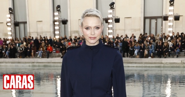 Princess Charlene of Monaco attends the Akris show at Fashion Week in Paris