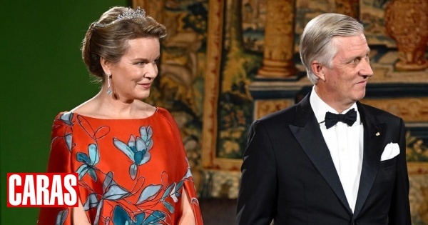 The fabulous look of Queen Mathilde of Belgium at the gala dinner in Lithuania