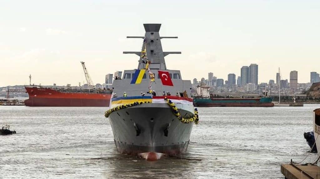 The Ukrainian Het’man Ivan Mazepa Corvette was launched