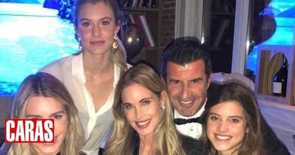 Luís Figo celebrates 50th birthday in the company of family and friends